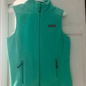 Vineyard Vines Mint Fleece Vest